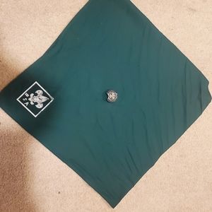 Boy scout neckerchief with slide